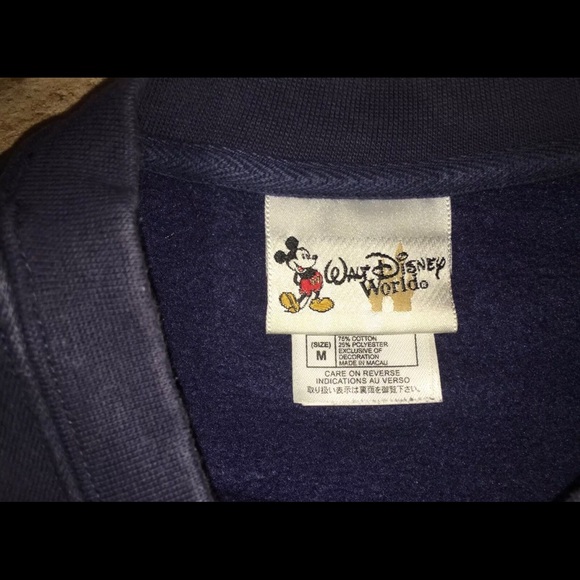 Disney MICKEY American Stars Stripes Sweat shirt M - Picture 7 of 8